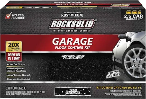 Rust-Oleum RockSolid Garage Floor Coating Kit