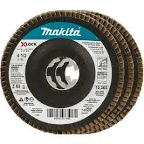 X-lock 4‑1/2 in. 60 Grit Type 29 Angled Grinding And Polishing Flap Disc For X