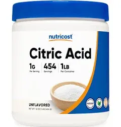 Nutricost Citric Acid Powder