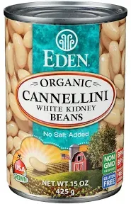 Eden Organic Cannellini White Kidney Beans, 15 Oz