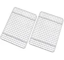 Cooling Rack - Set of 2 Stainless Steel, Oven Safe Grid Wire Cookie Cooling Rack