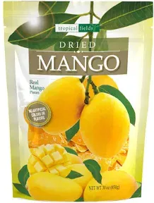 Dried Mango Fruit No Artificial Colors Flavors 30 oz Gluten Free Tropical Fields