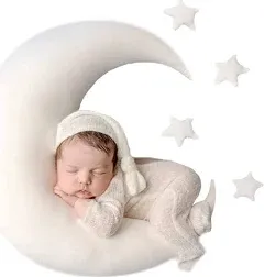 IGMaryBox Baby Moon Star Pillow Newborn Posing Pillow Newborn Photography Pro...