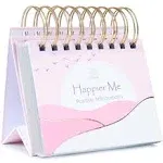 Daily Affirmation Calendar, Undated Inspirational Desk Calendar, Inspirational Gifts for Women, Daily Affirmations for Women, Pink Gifts for Women, Daily Flip Calendar, Motivational Gifts for Women