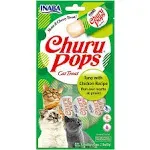 Inaba Churu Pops Moist and Chewy Cat Treat Tuna with Chicken Recipe 24 Tubes