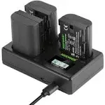 Neewer LP-E6NH Replacement Battery Charger Set