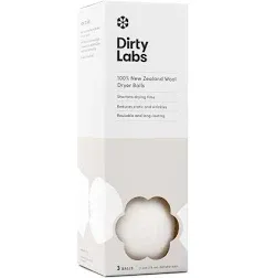 Dirty Labs: 100% New Zealand Wool Dryer Balls