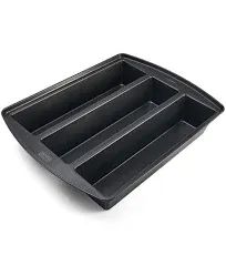 Chicago Metallic Professional Lasagna Trio Baking Pan 12x15x3in Silver 26783 NEW