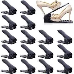 YIHATA Shoe Slots Organizer Adjustable Shoe Stacker Storage Space Saver