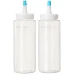 Wilton 191000230 6 oz. Squeeze Bottle - 2/Pack