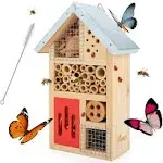 NiteangeL Wooden Insect House, Perfect Home for Ladybirds and Lacewings, As Well