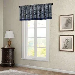 Madison Park Jacquard Window Valance MP41-4899 Aubrey