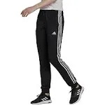 Adidas Women's Warm-Up Tricot Slim Tapered 3-Stripes Track Pants, Black / 2XL