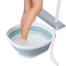 Portable Pool Foot Bath,Collapsib<wbr/>le Pool Foot Wash Basin Tub,Foot Bath Basin for