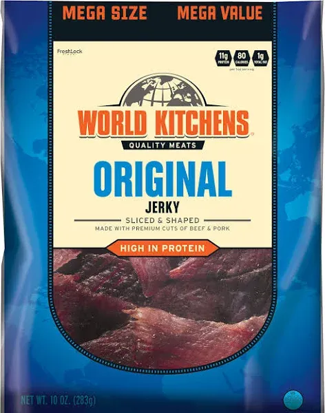 World Kitchens Jerky, Original, 10 Ounce