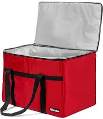 Homevative Nylon Insulated Food Delivery Reusable Grocery Bag