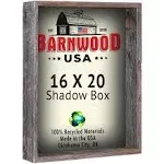 BarnwoodUSA Shadow Box Picture Frame, White