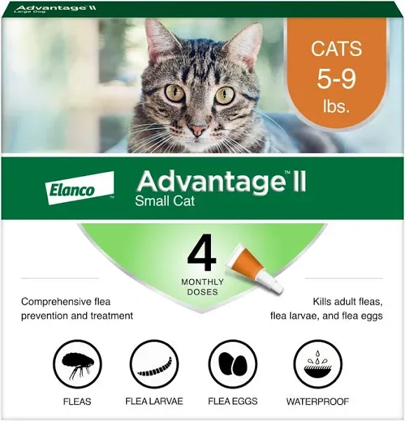 Advantage II Flea Cats