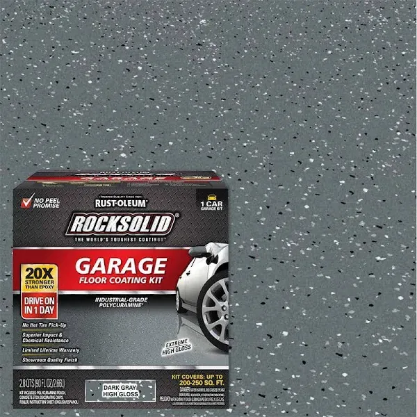 Rust-Oleum RockSolid Polycuramine Garage Floor Coating Kit