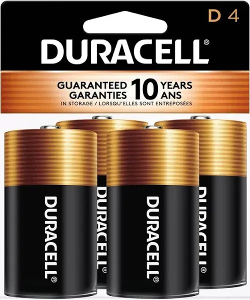 Duracell Coppertop 1.5V D, LR20 Alkaline Battery - DURMN1300