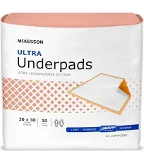 McKesson Breathable Low Air Loss Underpad, 23 X 36 Inch Heavy Absorb, Case of 60