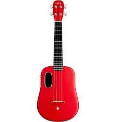 LAVA MUSIC U 26&#034; FreeBoost Acoustic-Elect<wbr/>ric Ukulele w/Space Bag Sparkle Purple