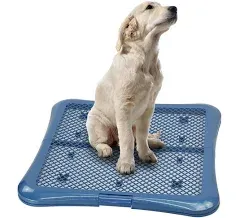 petphabet Training Pad Holder Floor Protection Dog Pad Holder Mesh Training Tray (M-18"x24")…