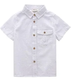 Momoland Toddler Boys Short Sleeve Button Down Shirt