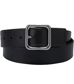 Calvin Klein Women's Square Buckle Classic Fashion Belt for Jeans, Trousers and Dresses