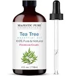 SVA Tea Tree Essential Oil – 4 Fl Oz – 100% Natural Tea Tree Oil - for Diffuser,