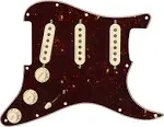 099-2344-509 Fender Pre-Wired Strat Pickguard Vintage Noiseless SSS Parchment