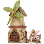 Miniature Fairy Garden House Kit - Mini Fairy Figurines - Indoor or Outdoor 3...