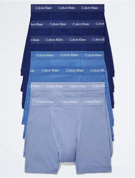 Calvin Klein Men's Classic Logo Cotton Boxer Briefs (7-Pack)