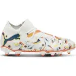 Puma Future 7 Match Creativity FG/AG Junior Soccer Cleats White/Ocean Tropic / 4