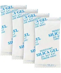 Food Grade Gel Silica Moisture Absorbers Packs 30 Packs (20 Gram)