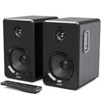 Majority D40 Bookshelf Speakers Bluetooth Optical Output