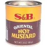 S & B Hot Mustard, Oriental - 3 oz