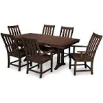 POLYWOOD Vineyard 7-Piece Dining Set (Mahogany)