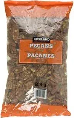 4 LBS  Kirkland Fancy Shelled Pecan Halves Nuts  (2 x 32oz.)