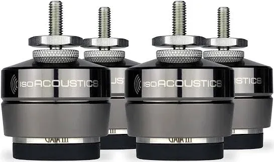 IsoAcoustics Gaia III Isolation Feet; Set of 4 (SOLD4)