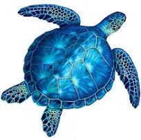 Custom Mosaics Sea Turtle Porcelain Swimming Pool Mosaic PorC-BL83-24