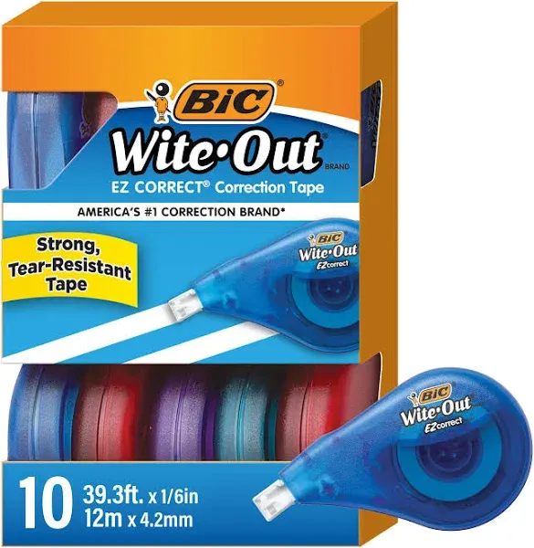 BIC Wite Out EZ Correct Correction Tape