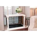 Merry Products Pth0231720100 Cage With Crate Cover White Small