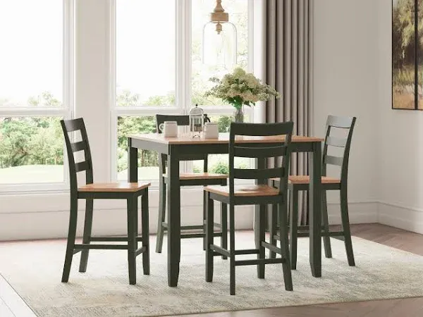 Ashley Furniture Gesthaven Counter Height Dining Table Set of 5