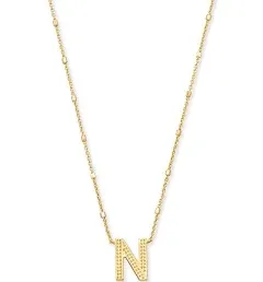 Kendra Scott Letter Pendant Necklace