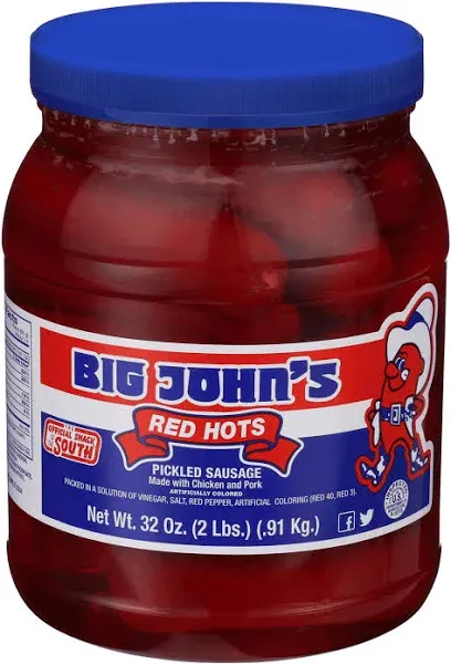 Big John's Red Hots Pickled Sausage