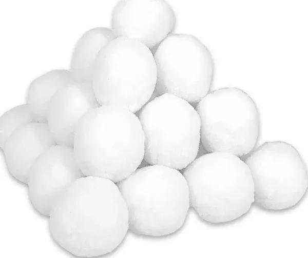 climafusion 50 Pack Indoor Snowball Fight Set Parent-Child Interaction Snowba...