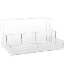 Kantek Acrylic File Sorter Desk Organizer