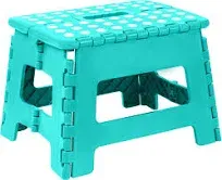 Utopia Home Folding Step Stool - Pack of 1 Foot Stool with 9 Inch Height - Holds