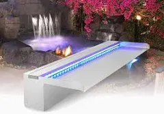 New 30cm Longrun Acrylic Waterfall for pools &amp; ponds and more. FREE SHIP 